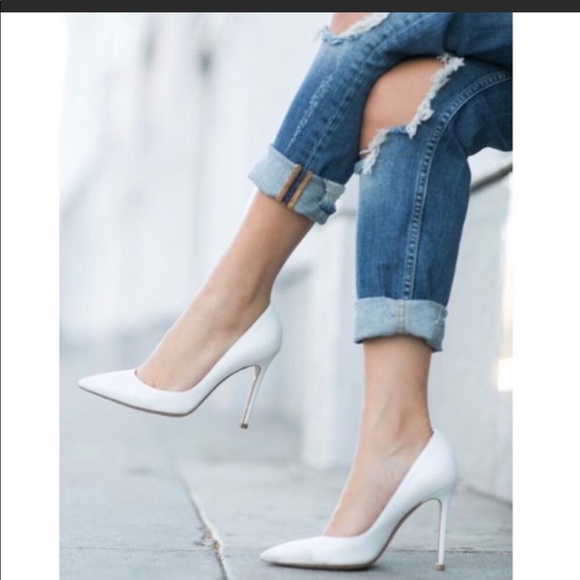nordstrom white pumps